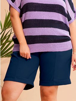 LUCIA - Plus Size Shorts fra Zhenzi
