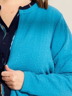 REIMER - Plus Size Cardigan fra Zhenzi