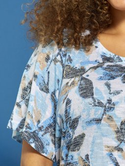 ZH-FAYA - Plus Size T-shirt fra Zhenzi