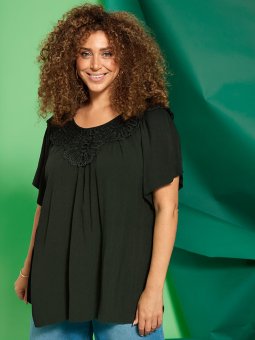 ZH-LUNA - Plus Size Bluse fra Zhenzi