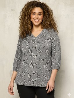ZH-SYLVA - Plus Size Bluse fra Zhenzi