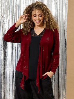 ZH-AGAR - Plus Size Cardigan fra Zhenzi