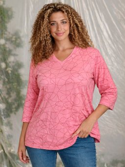 ZH-ALBERTA - Plus Size Bluse fra Zhenzi