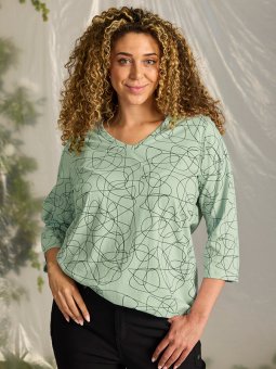 ZH-ALBERTA - Plus Size Bluse fra Zhenzi
