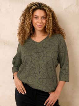 ZH-ALBERTA - Plus Size Bluse fra Zhenzi