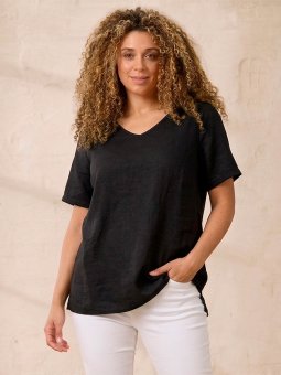 ZH-AMIN - Plus Size T-skjorte fra Zhenzi