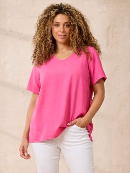 ZH-AMIN - Plus Size T-skjorte fra Zhenzi