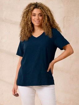 ZH-AMIN - Plus Size T-skjorte fra Zhenzi