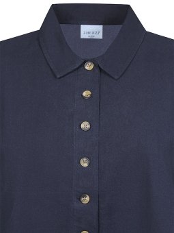 ZH-AMIN - Plus Size Skjorte fra Zhenzi