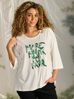 ZH-ANNIE - Plus Size Bluse fra Zhenzi