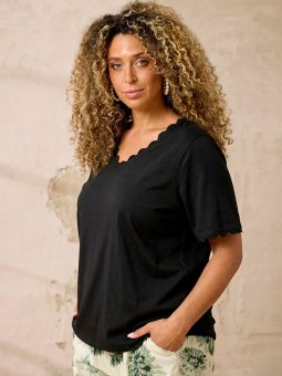 ZH-CARLA - Plus Size Bluse fra Zhenzi