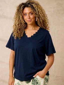 ZH-CARLA - Plus Size Bluse fra Zhenzi