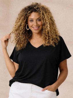 ZH-ALBERTA - Plus Size T-shirt fra Zhenzi