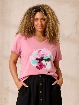 ZH-CHLOE - Plus Size T-skjorte fra Zhenzi