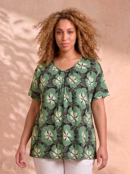 ZH-CINDY - Plus Size Bluse fra Zhenzi