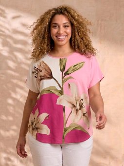 ZH-EDITH - Plus Size Bluse fra Zhenzi