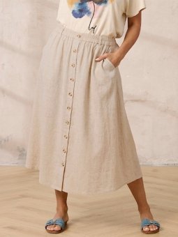 ZH-HYLA - Plus Size Skjørt fra Zhenzi