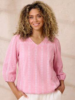 ZH-HALEY - Plus Size Bluse fra Zhenzi