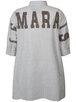 ZH-MABEL1569-SHIRT3/4 - Plus Size Tunika fra Zhenzi