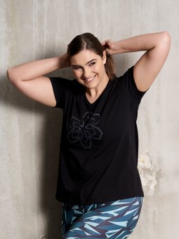 Plus Size Trenings sweatshirt fra Aprico Sport