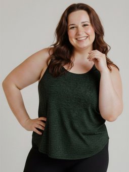 TRAIN RELAXED TANK - Plus Size Trenings sweatshirt fra Girlfriend Collective