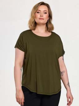 GITTE - Plus Size T-shirt fra Gozzip