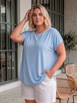 GGITTE - Plus Size T-skjorte fra Gozzip