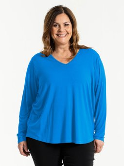 GITTE - Plus Size Bluse fra Gozzip