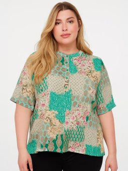 ADCONJA - Plus Size Bluse fra Adia