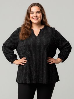 ADEBUR - Plus Size Bluse fra Adia
