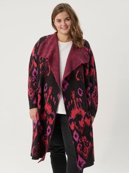 ADROSALINDA - Plus Size Cardigan fra Adia