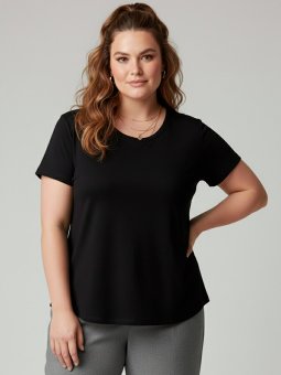 BAMBOO - Plus Size T-shirt fra Fiona