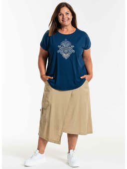 ANNSOFIE - Plus Size Skjørt fra Gozzip