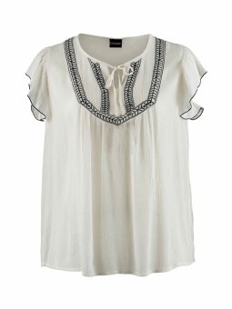 DARLENE - Plus Size Bluse fra Gozzip