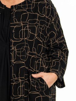 ANNBRIT - Plus Size Skjorte fra Gozzip