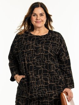 ANNBRIT - Plus Size Skjorte fra Gozzip