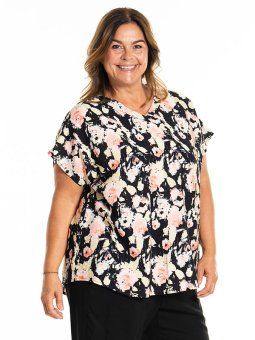 JEAN - Plus Size Bluse fra Gozzip