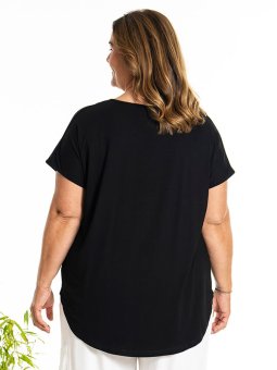 GITTE - Plus Size T-shirt fra Gozzip