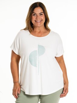 GITTE - Plus Size T-shirt fra Gozzip