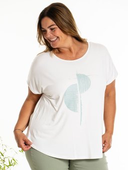 GITTE - Plus Size T-shirt fra Gozzip
