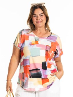 GITTE - Plus Size T-shirt fra Gozzip