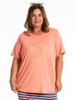 BIRKA - Plus Size T-shirt fra Gozzip