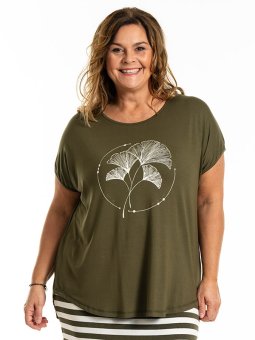 GITTE - Plus Size T-shirt fra Gozzip