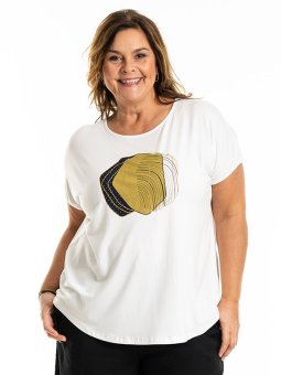GITTE - Plus Size T-shirt fra Gozzip