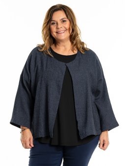 FIVA - Plus Size Cardigan fra Gozzip