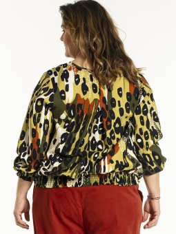 MIRABELLE - Plus Size Bluse fra Gozzip