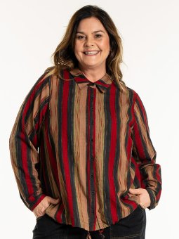 GMADISON - Plus Size Skjorte fra Gozzip