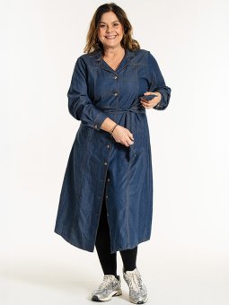 EVELYN - Plus Size Kjole fra Gozzip