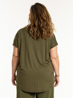 GITTE - Plus Size T-shirt fra Gozzip
