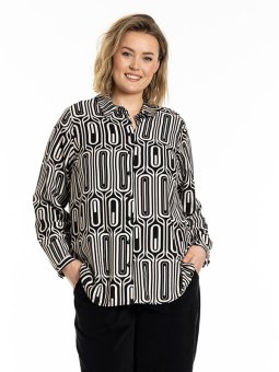GKARINA - Plus Size Skjorte fra Gozzip